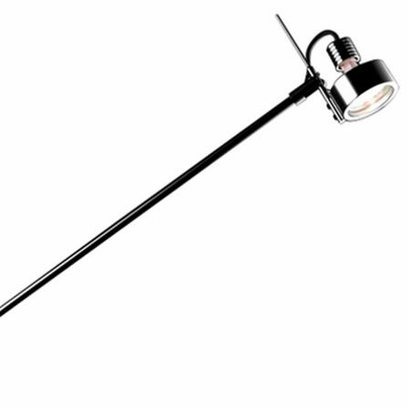 JESCO LIGHTING GROUP Low Voltage Series 135 With 18 in. Steel Arm ALCR135-BKBK